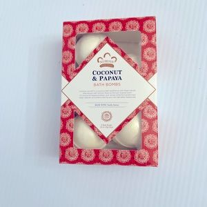 NUBIAN COCONUT & PAPAYA Bath Bombs pack of 5